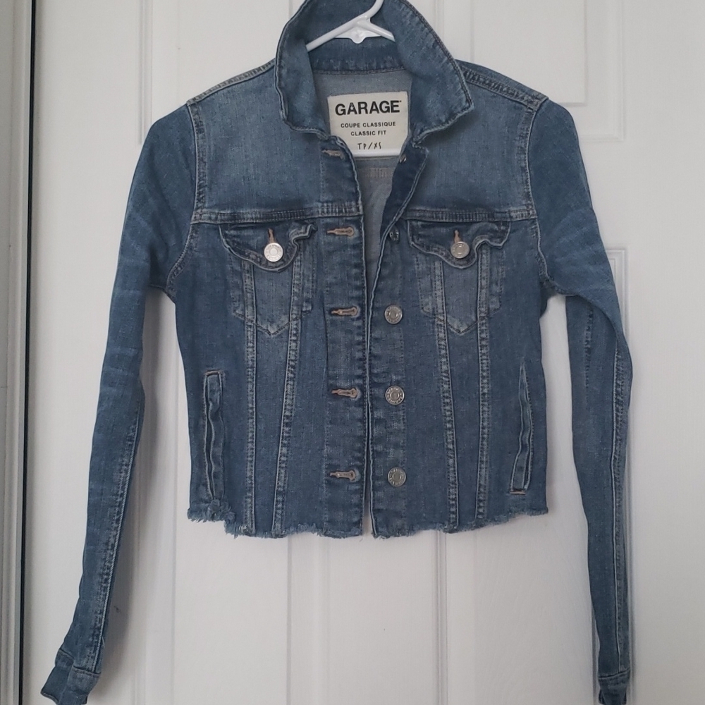 Garage Denim Cropped Jacket